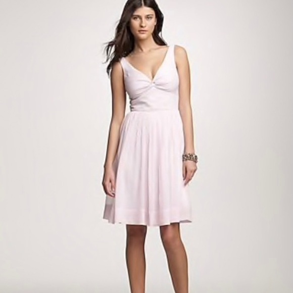 J. Crew 100% silk chiffon twist front tank dress - Picture 2 of 11